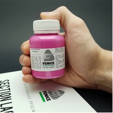 Fenice thermo heatable edge paint  AR 6460/T 585 Pink 80 ml. - Matt